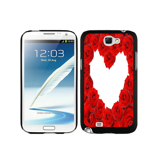 Valentine Roses Samsung Galaxy Note 2 Cases DTU